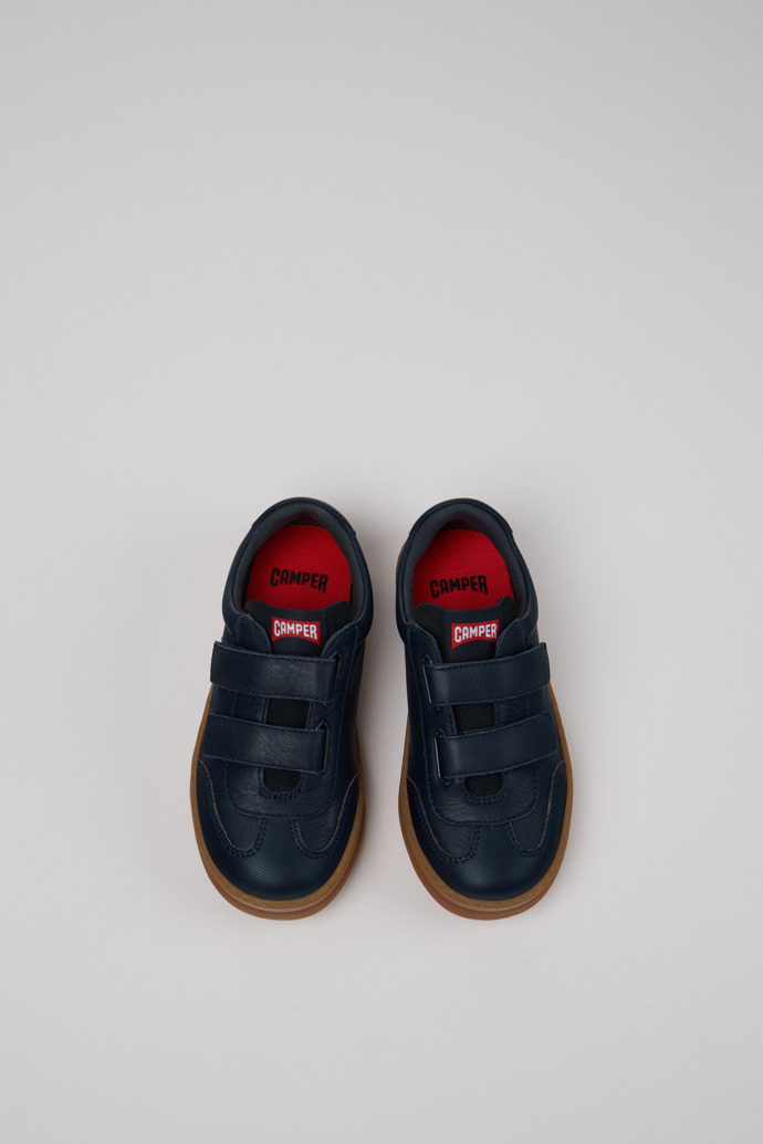 Camper Runner - Zapatillas multicolor para niños de piel y nobuk.