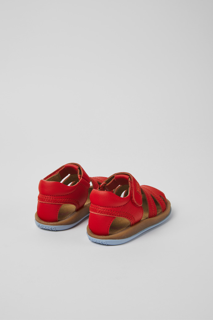 Camper Bicho - Sandalia infantil de piel roja