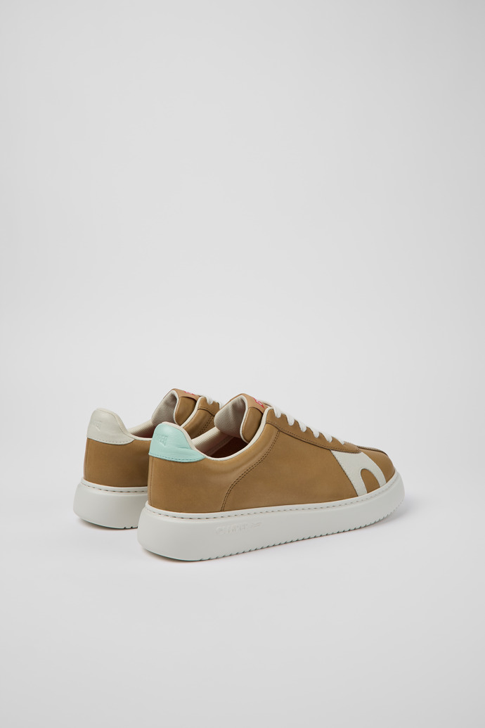 Camper Twins - Zapatillas de piel marrón para hombre