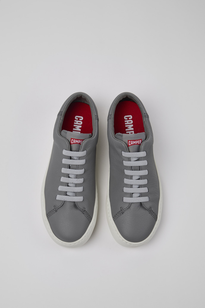 Camper Peu Touring - Zapatilla gris de piel para mujer