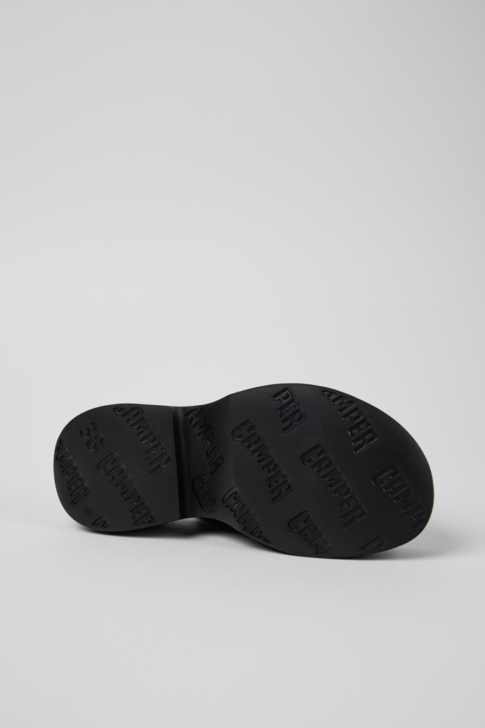 Camper Tasha - Sandalias negras de piel para mujer.