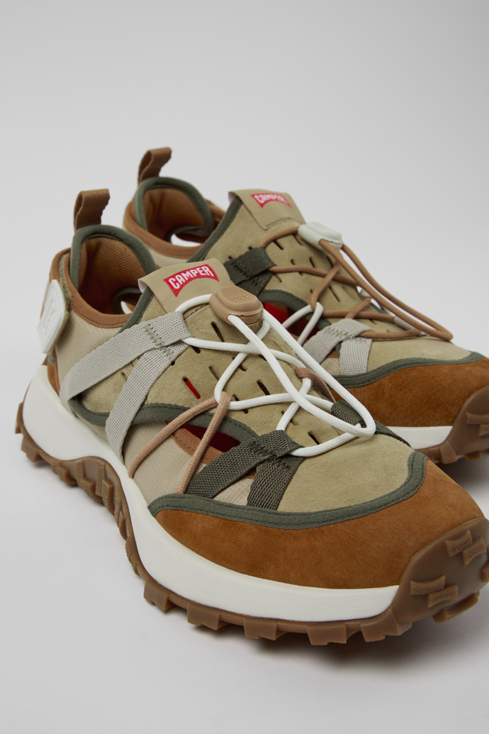 Camper Twins - Zapatillas multicolor para hombre fabricadas en PET reciclado y piel nobuk.