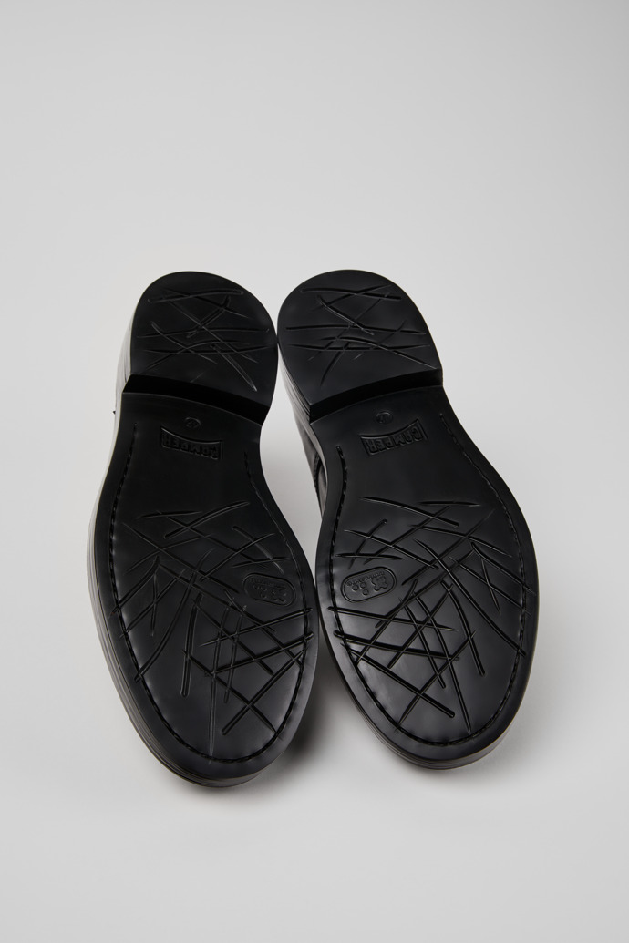Camper Twins - Zapato de piel negro para hombre.