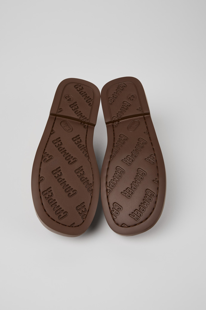 Camper Don - Mocasines de piel azul para hombre.