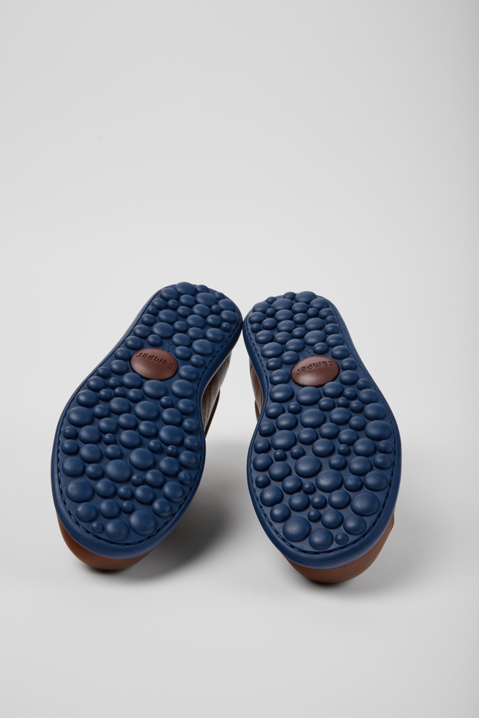 Camper Pelotas - Zapatos marrones de piel para mujer.