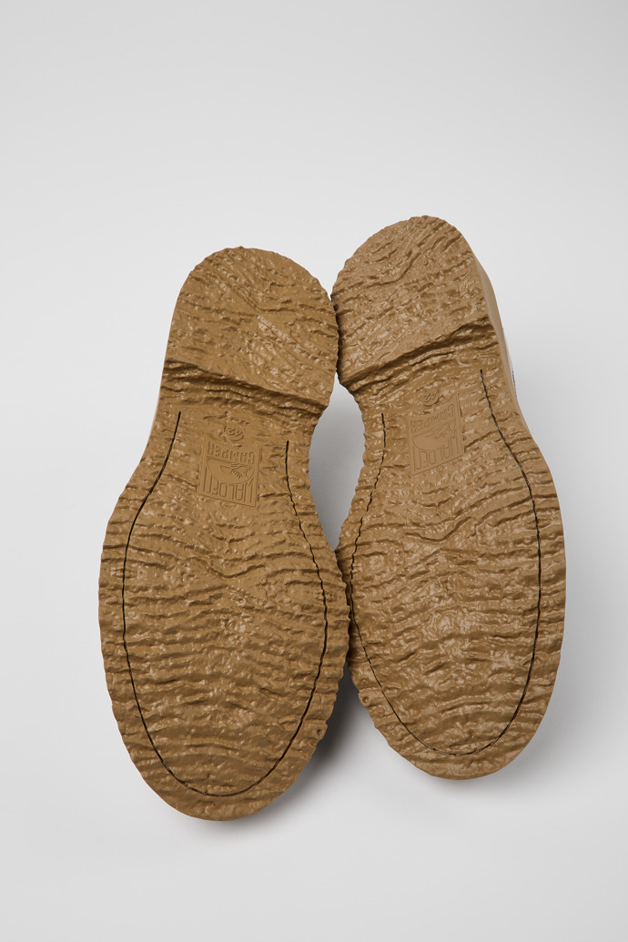 Camper Walden - Mocasines de piel marrón para hombre