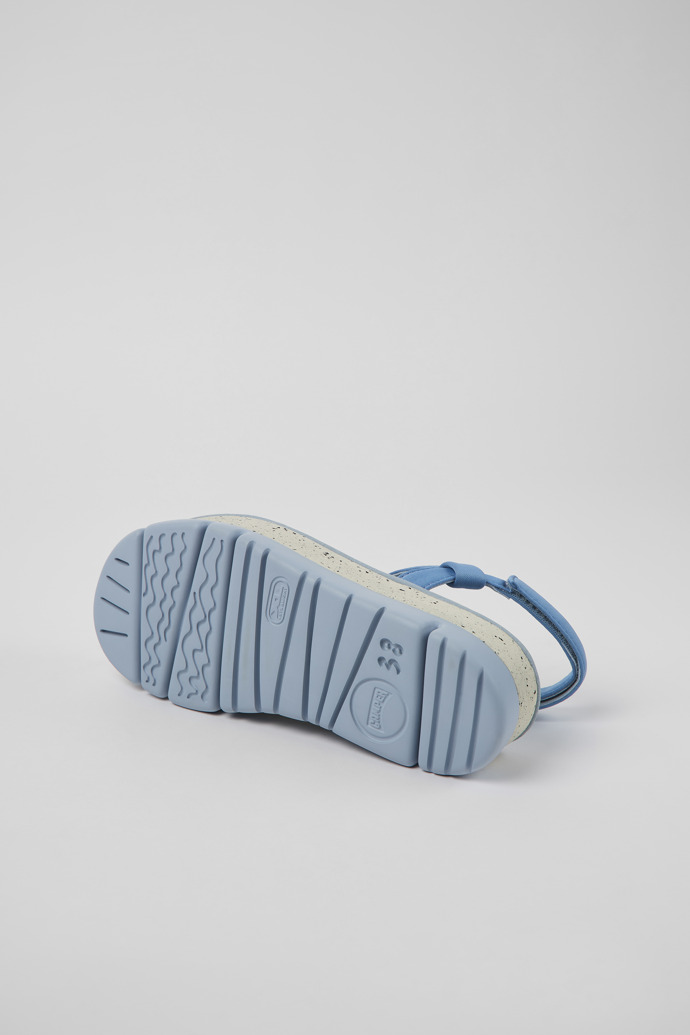 Camper Oruga Up - Sandalias azules de tela para mujer.
