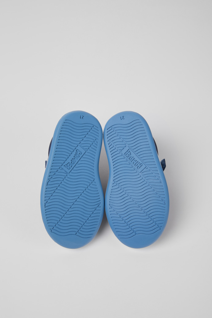 Camper Runner - Zapatillas de piel azul para niños