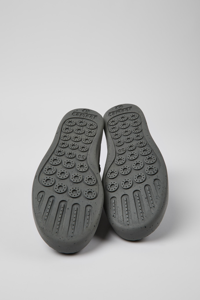 Camper Peu Touring - Botines negros de textil para mujer.