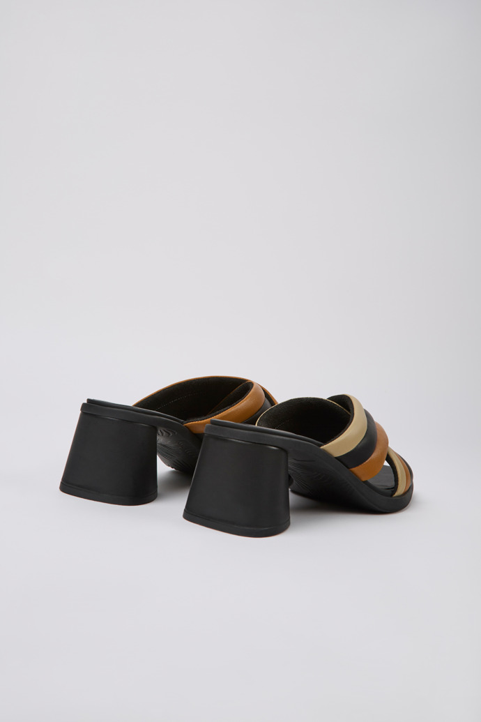 Camper Twins - Sandalia de piel colorida para mujer