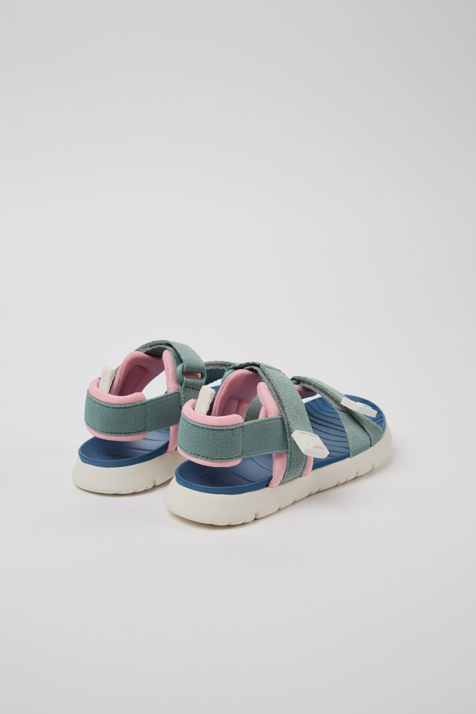 Camper Oruga - Sandalia textil infantil multicolor.