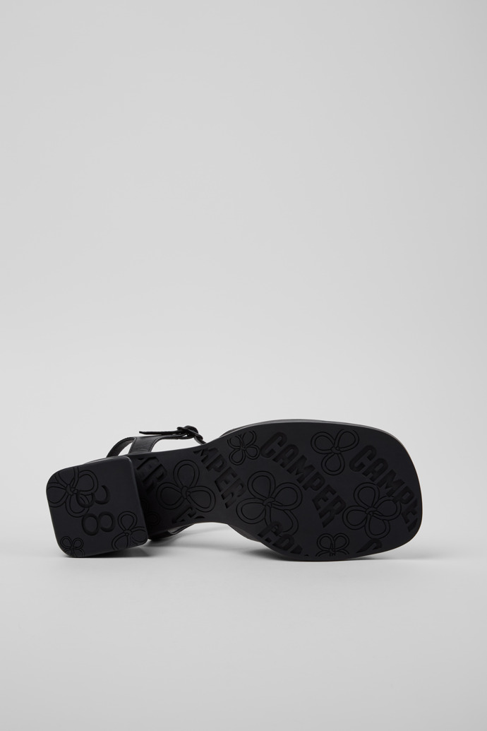 Camper Kora Sandal - Sandalias negras de piel para mujer