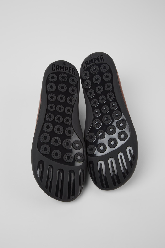 Camper Peu - Zapato de piel rojo para mujer