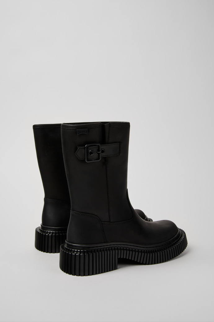 Camper Pix Berlin - Botines negros de piel nobuk para mujer.