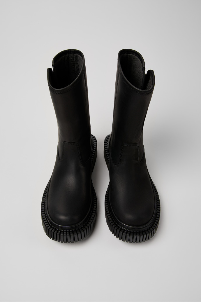 Camper Pix Berlin - Botines negros de piel nobuk para mujer.