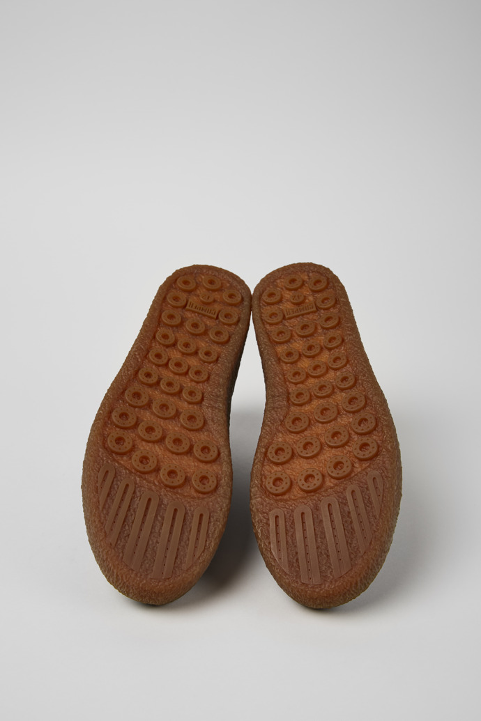 Camper Peu Terreno - Botas safari negras de piel nobuk para hombre