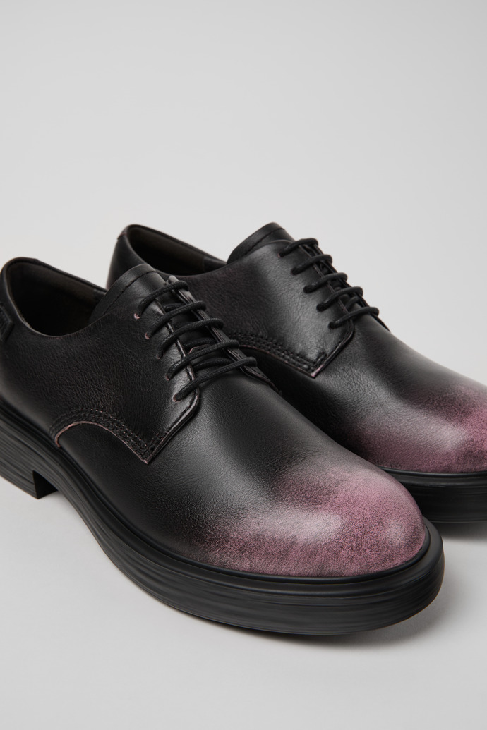 Camper Dean - Zapatos negros de piel para mujer.