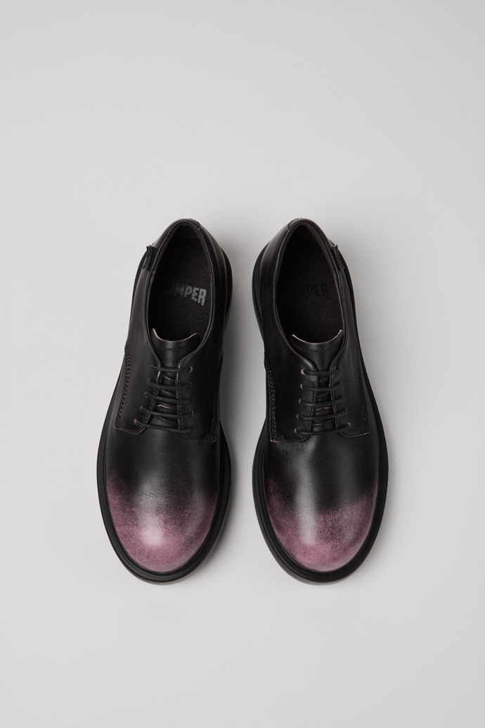 Camper Dean - Zapatos negros de piel para mujer.