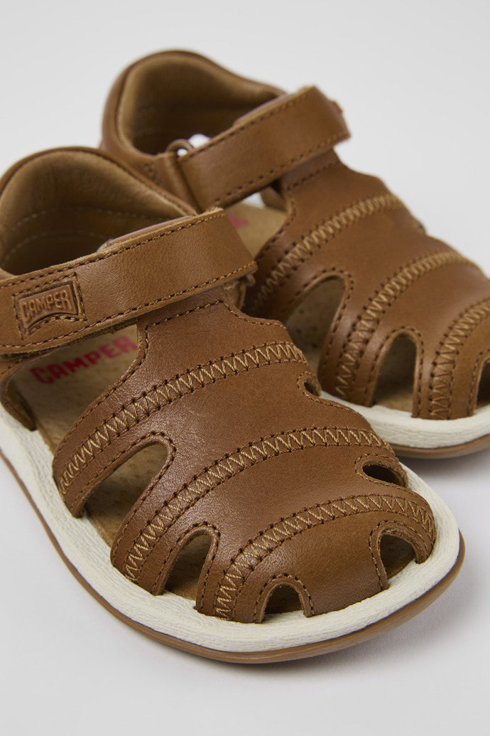 Camper Bicho - Sandalias marrones de piel