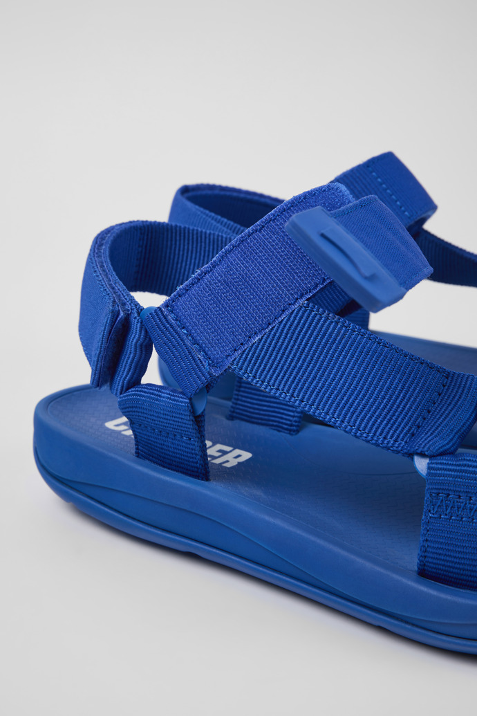 Camper Match - Sandalias azules de tela para hombre
