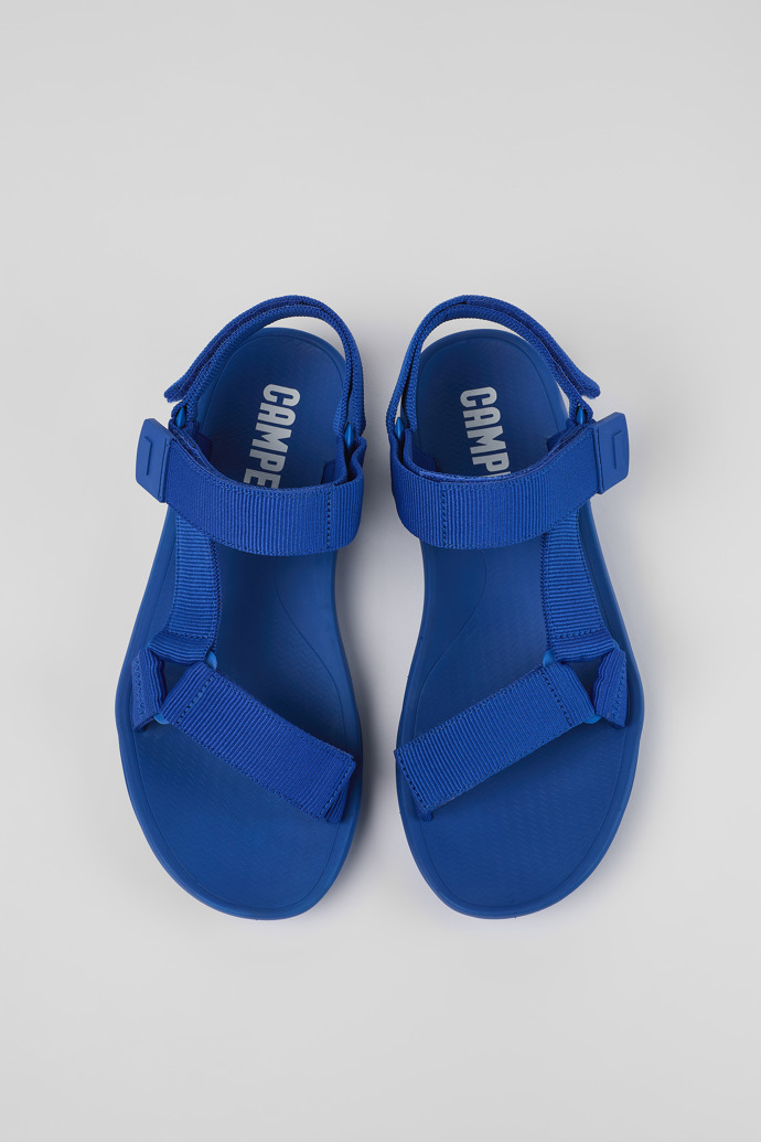 Camper Match - Sandalias azules de tela para hombre