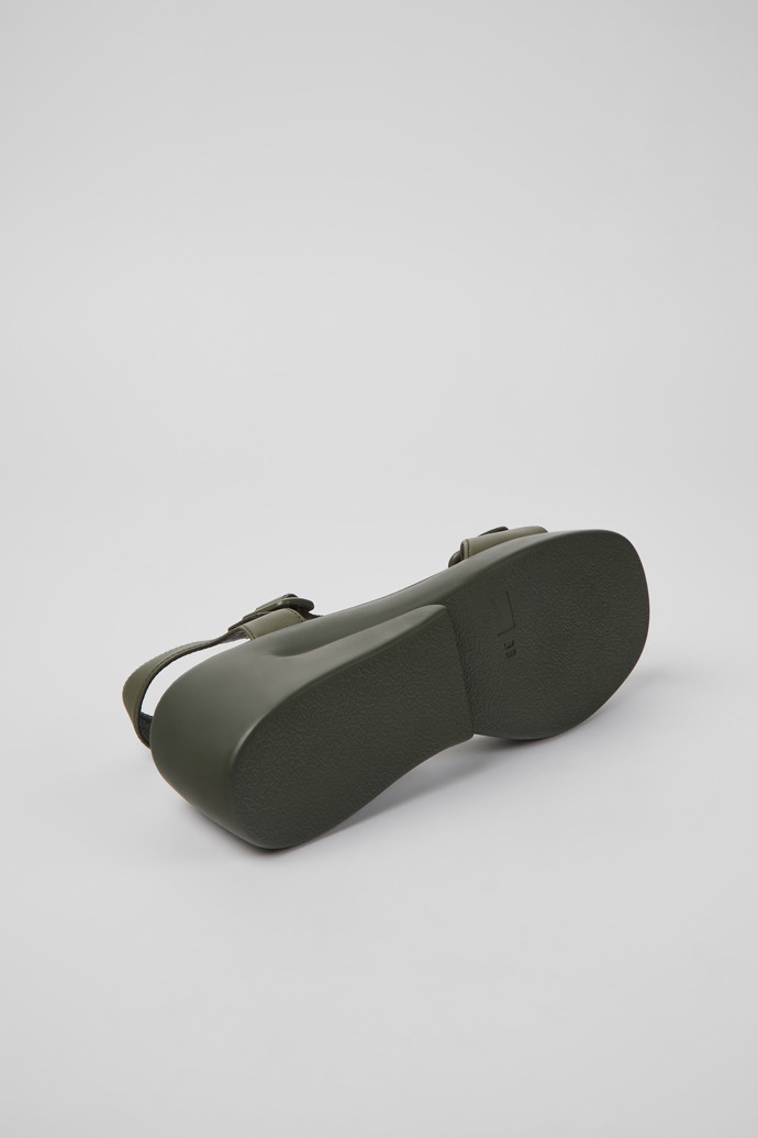 Camper Kaah - Sandalias de piel verde para mujer