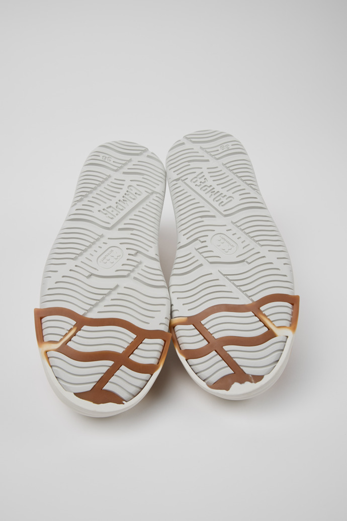 Camper Junction Runner - Zapatillas blancas de piel para mujer.