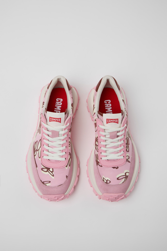 Camper Drift Trail VIBRAM - Zapatillas multicolor para mujer fabricadas con PET reciclado y piel nobuk.