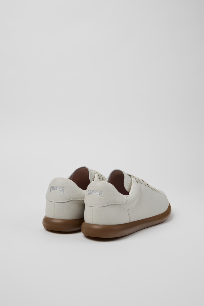 Camper Pelotas Soller - Zapatillas de piel blanca para mujer.