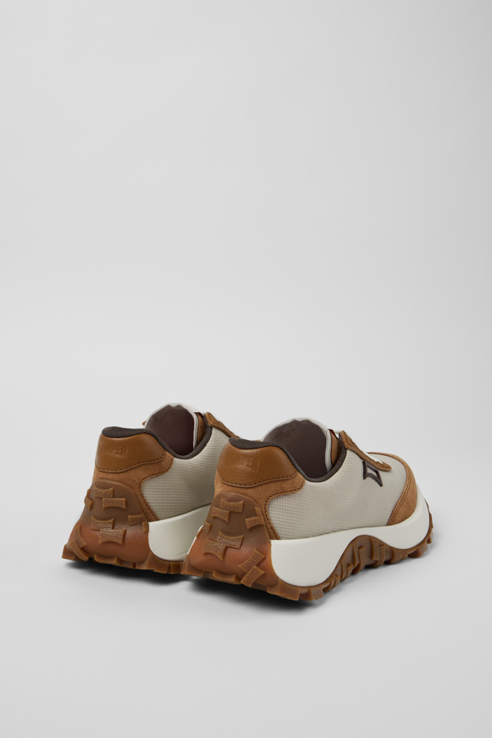 Camper Drift Trail - Zapatillas grises para mujer fabricadas con PET y piel reciclados.