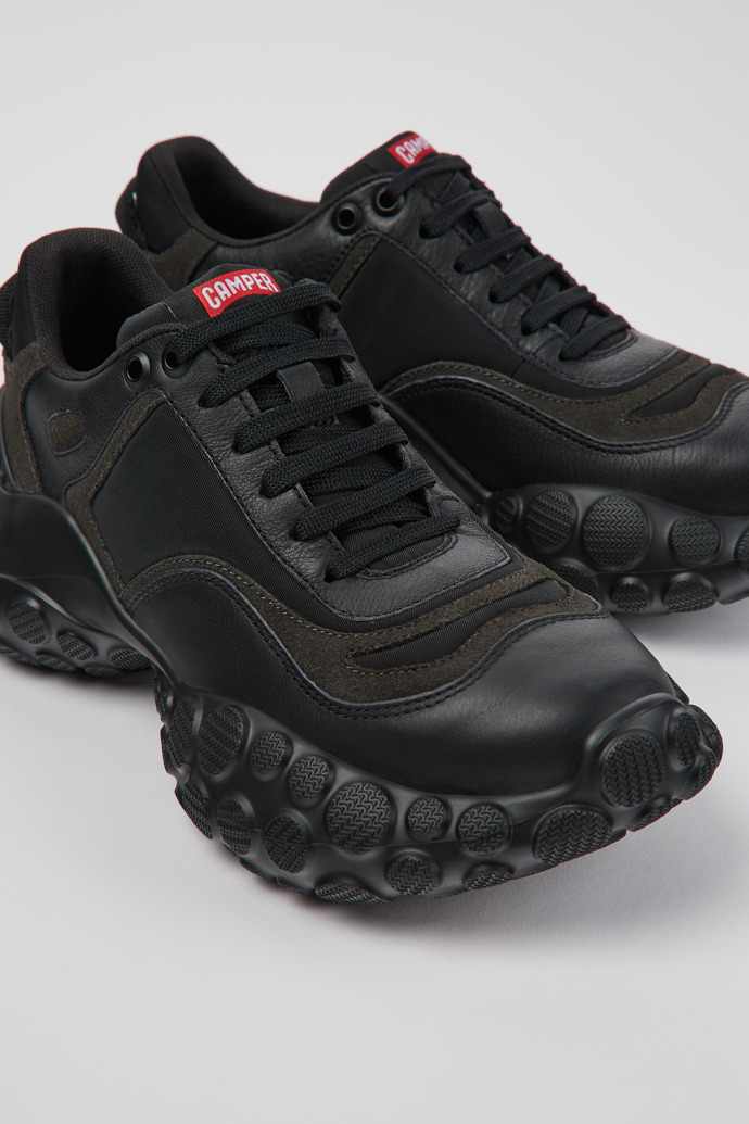 Camper Pelotas Mars - Zapatillas negras de piel/textil para mujer