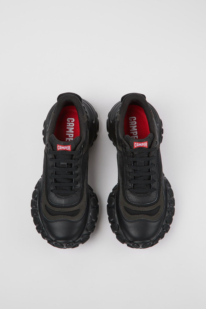 Camper Pelotas Mars - Zapatillas negras de piel/textil para mujer