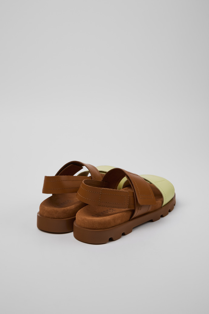 Camper Brutus Sandal - Sandalias de piel multicolor para mujer.