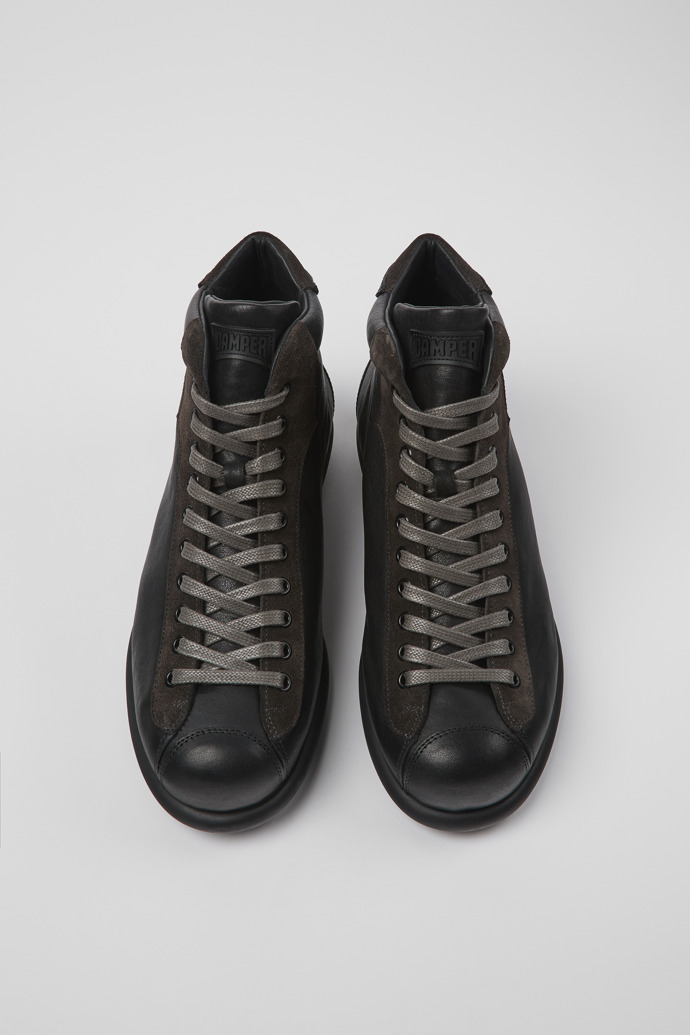 Camper Pelotas - Botines multicolor para hombre de piel de curtición vegetal.