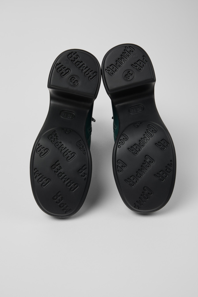 Camper Thelma - Bota verde de piel para mujer