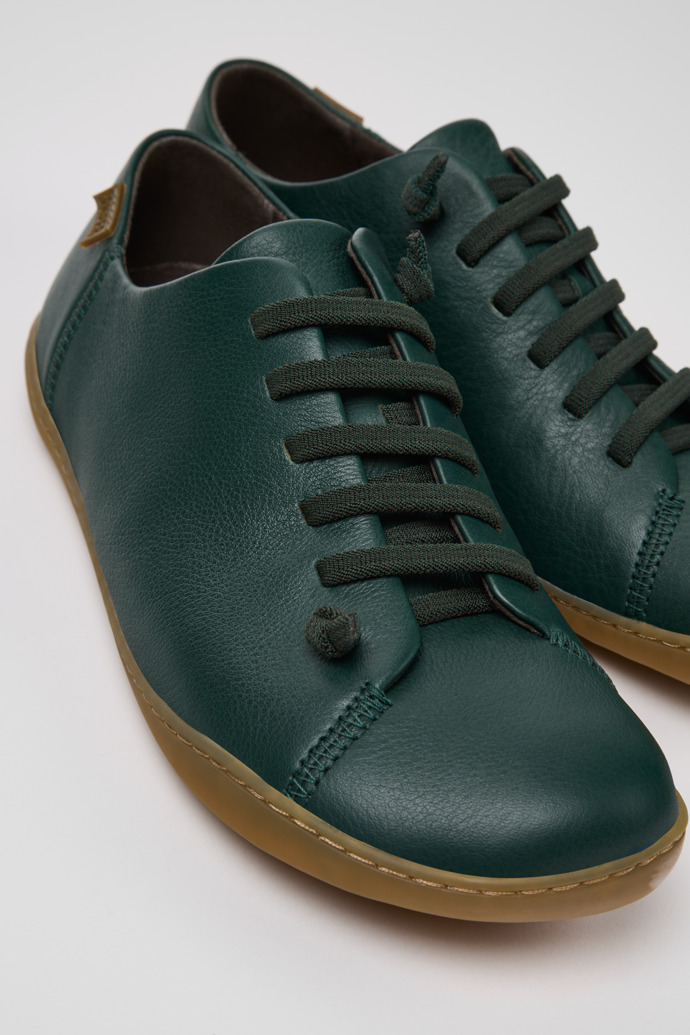 Camper Peu - Zapato de piel verde para hombre.