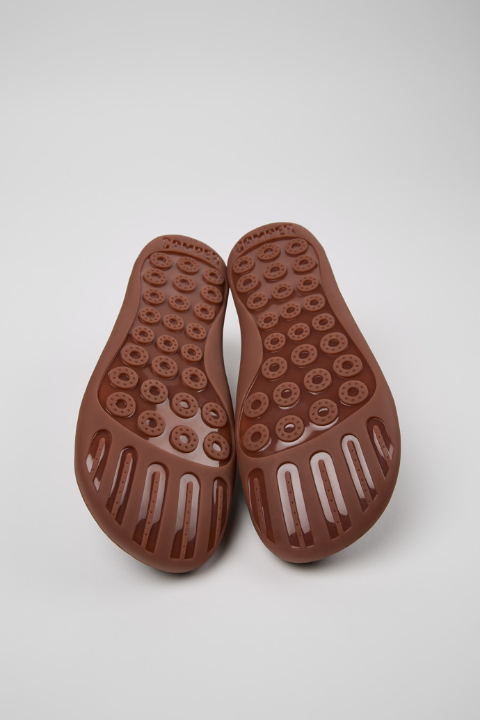 Camper Peu - Zapatos marrones de nobuk para mujer