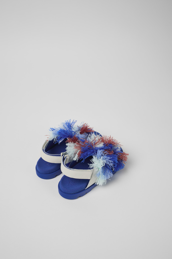 Camper Twins - Sandalias blancas de piel