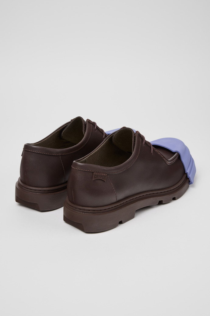 Camper Junction - Zapatos marrones de piel para hombre.