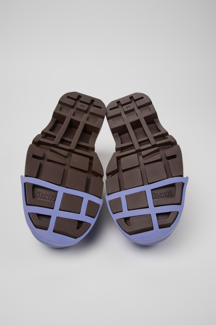 Camper Junction - Zapatos marrones de piel para hombre.