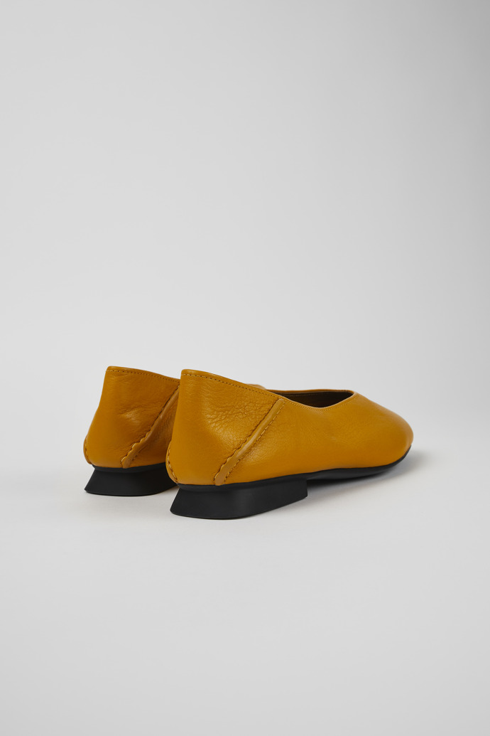 Camper Casi Myra - Bailarinas naranjas de piel para mujer