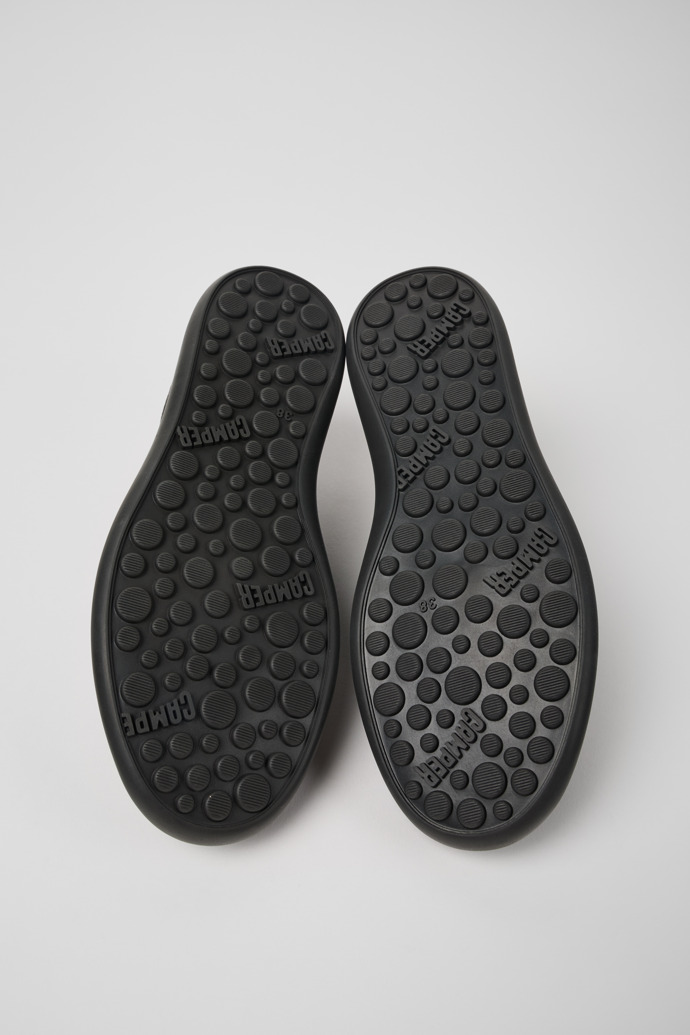 Camper Twins - Zapatillas grises-marrones de nobuk/piel para mujer