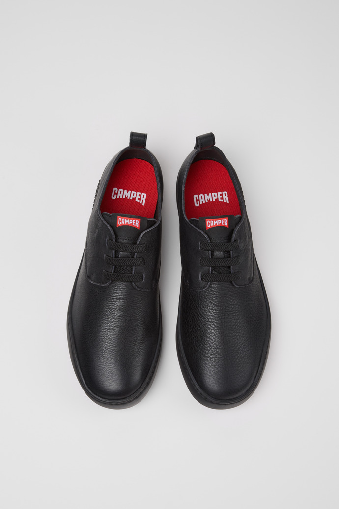 Camper Peu Touring - Zapatilla negra de piel para hombre.