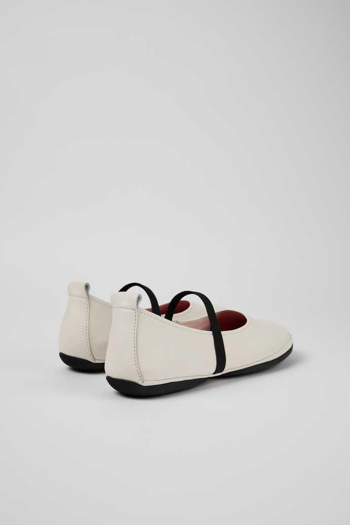 Camper Right - Mary Jane de piel blanca para mujer.