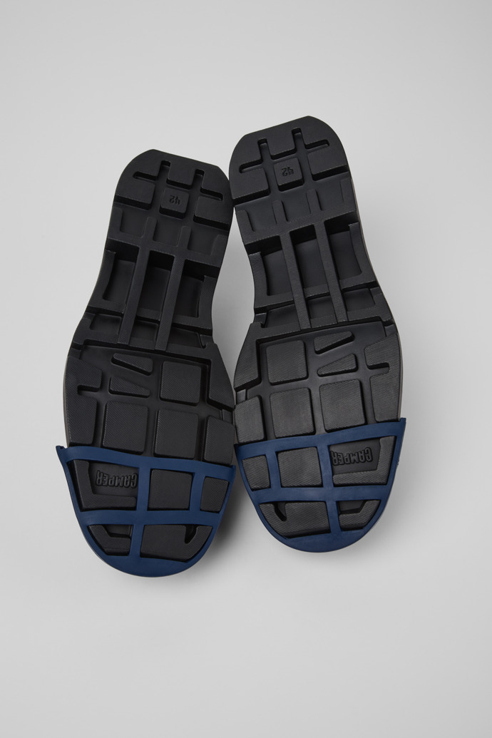 Camper Junction - Zapatos negros de piel para hombre.