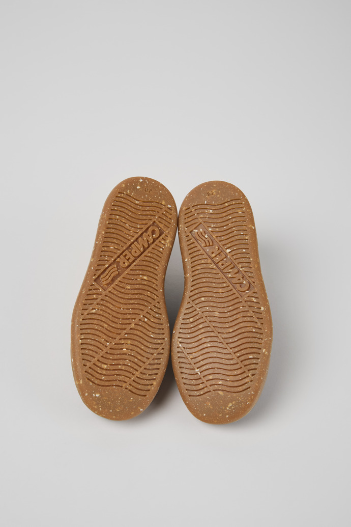 Camper Runner - Zapatillas infantiles grises de algodón reciclado.