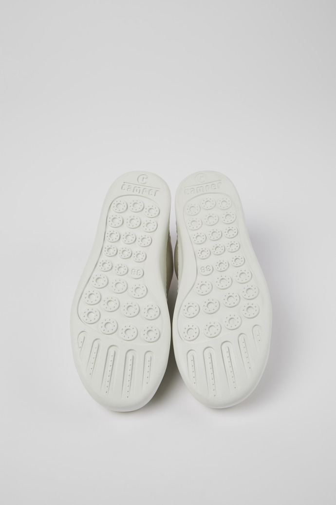 Camper Peu Touring - Zapatilla de piel blanca para hombre.