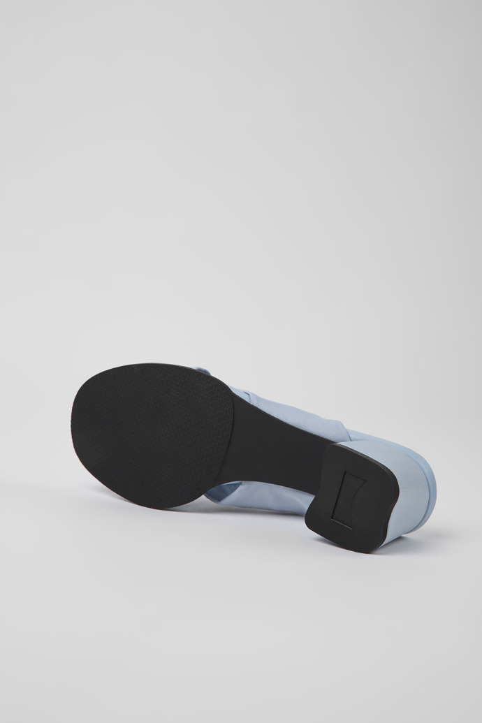 Camper Katie - Sandalias azules de tela para mujer.