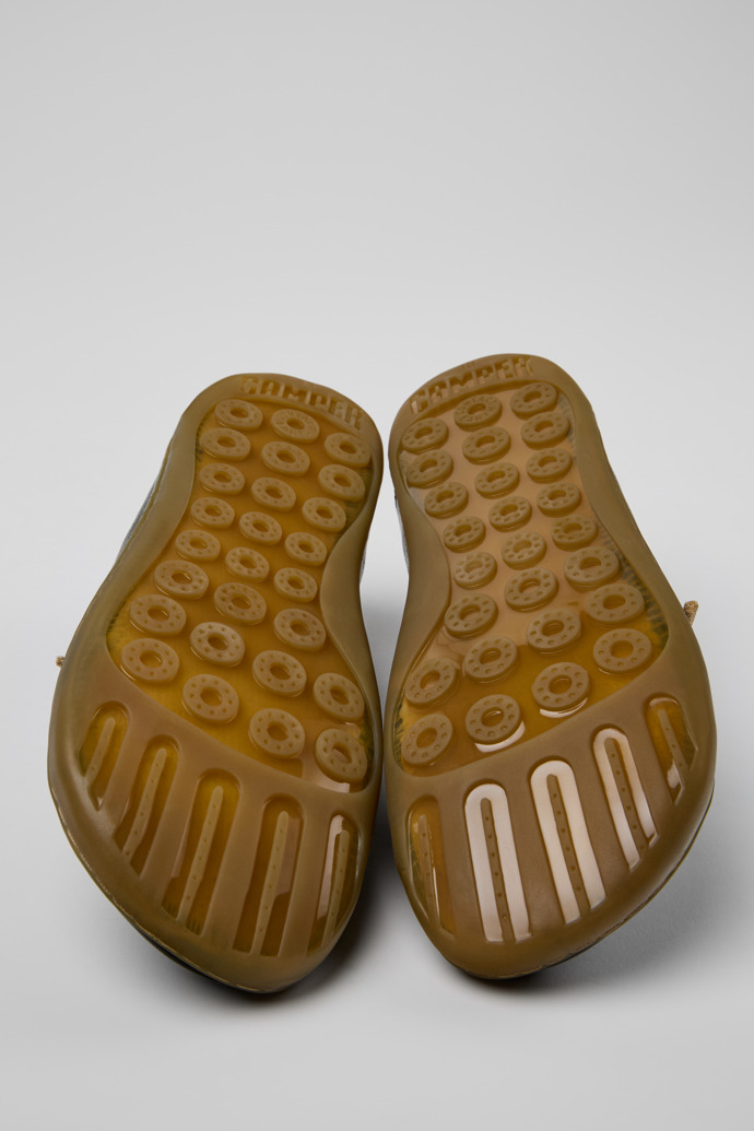 Camper Twins - Zapatilla negra de piel para mujer.