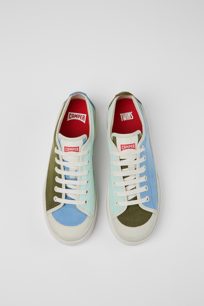 Camper Twins - Zapatilla textil/de piel multicolor para mujer